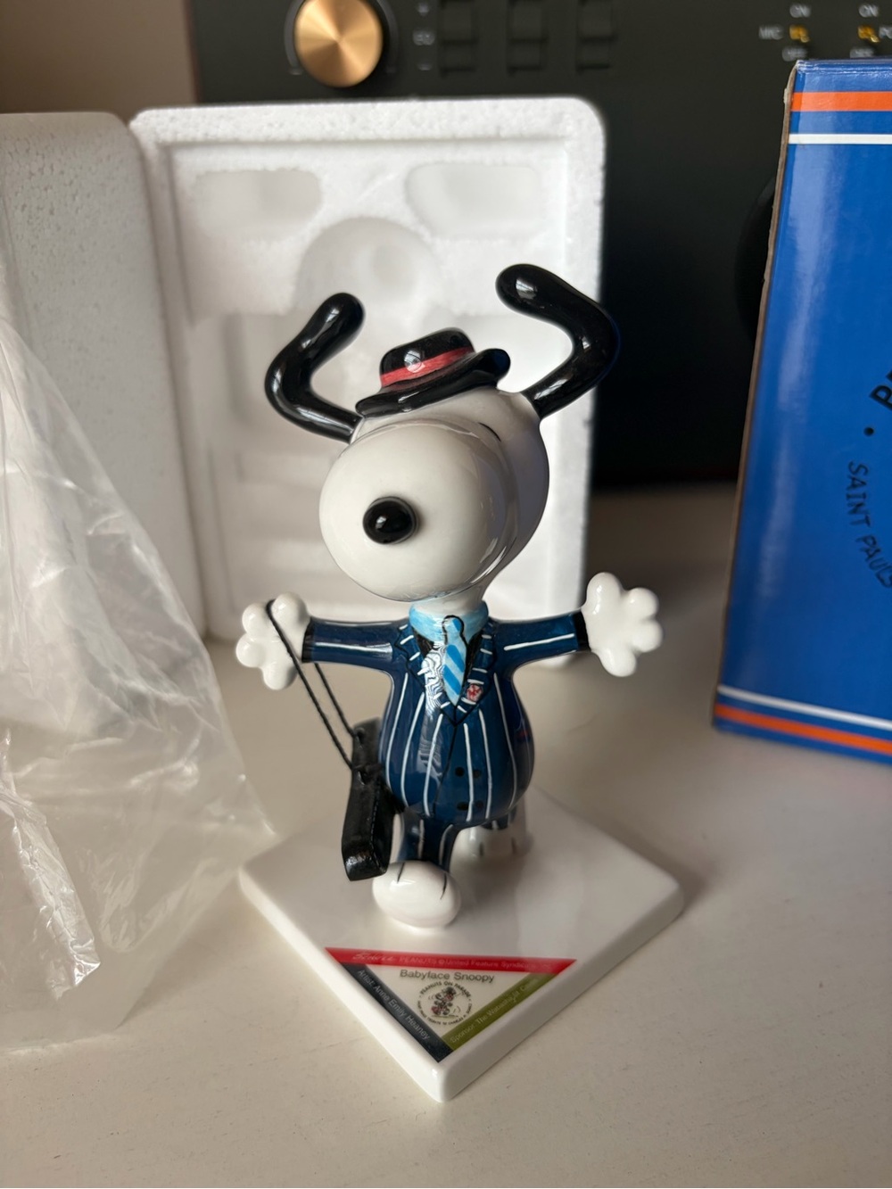 NIB Westland Giftware Peanuts on Parade “Babyface Snoopy” Figurine #8393